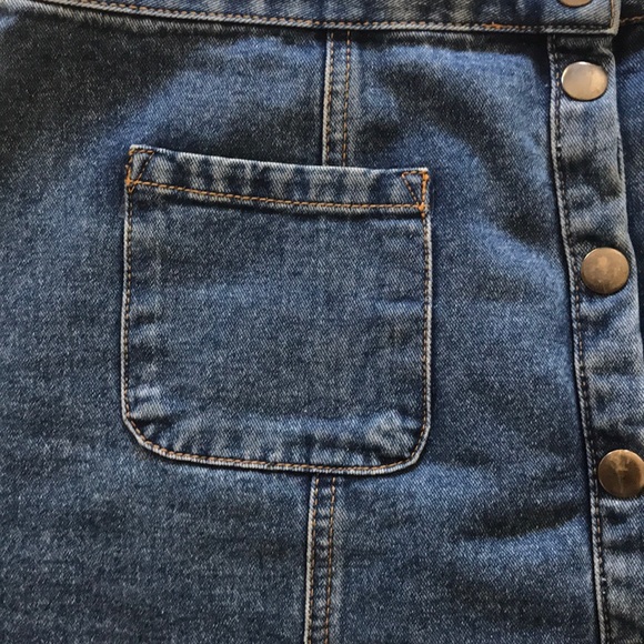 BDG Button Down Denim Skirt - Picture 5 of 5